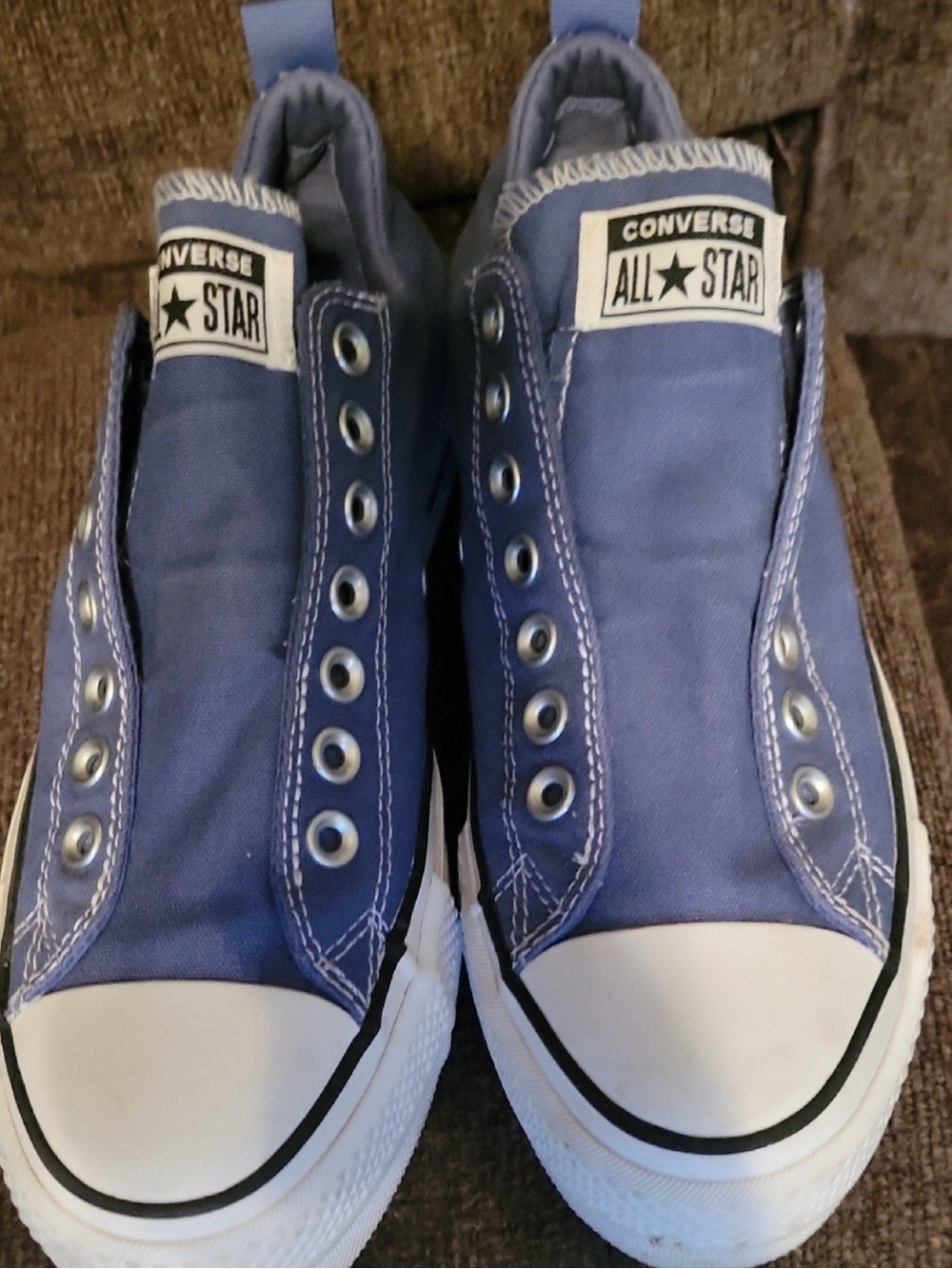 Converse  Blue Slip-On All Star Sneakers